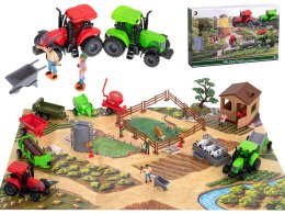 Zestaw farma - gospodarstwo ze zwierzętami i maszynami (49 sztuk)