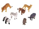 Figurki dzikie zwierzęta - safari (7 sztuk) + mata i akcesoria