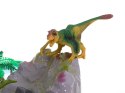 Figurki dinozaury (7 sztuk) + mata i akcesoria