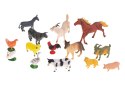 Figurki zwierzęta zagrodowe (14 sztuk) + akcesoria
