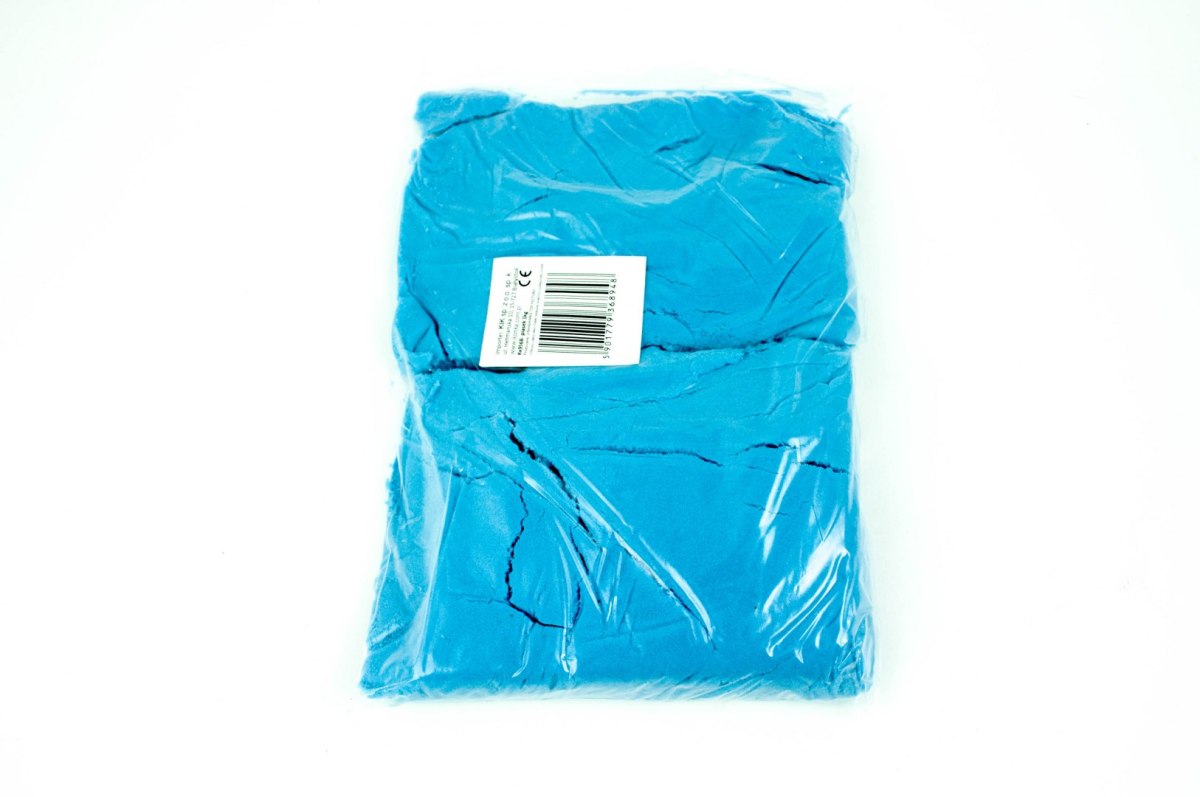 Piasek kinetyczny w woreczku (1kg) - niebieski
