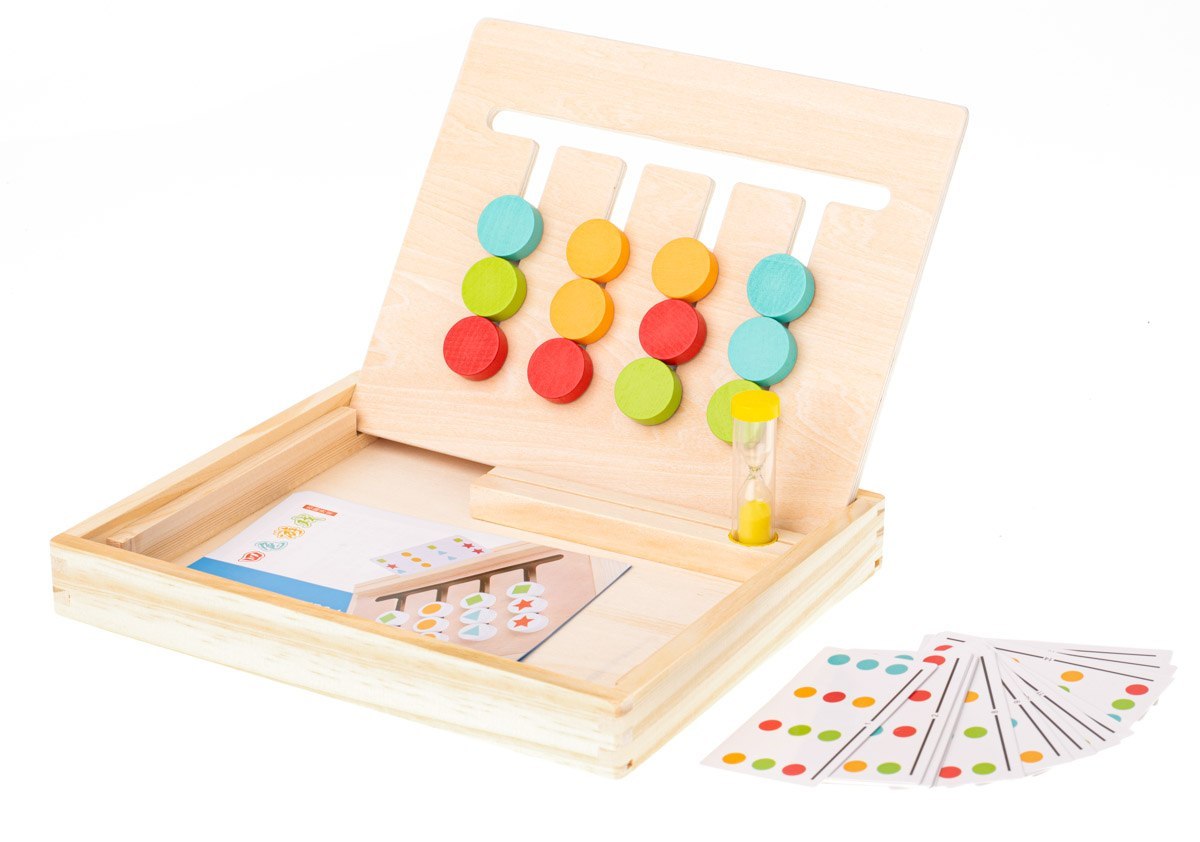 Zabawka edukacyjna drewniana - dopasuj kolory