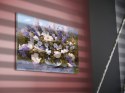 Malowanie po numerach - obraz (40x50cm) - kwiatowy pejzaż