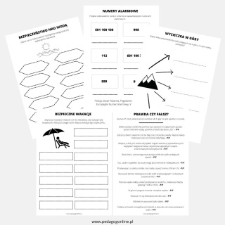 Pakiet BEZPIECZNE WAKACJE (dla starszych uczniów)