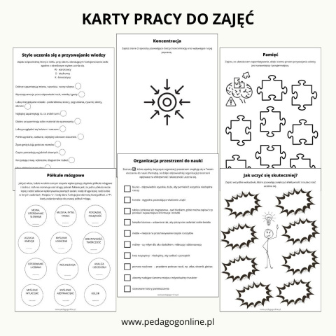 Pakiet materiałów - Jak uczyć się skuteczniej?