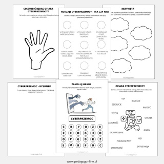 Pakiet profilaktyczny - CYBERPRZEMOC (dla młodszych uczniów)