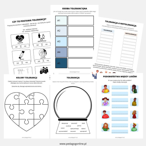 Pakiet profilaktyczny - Tolerancja (dla młodszych uczniów)