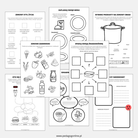 Pakiet profilaktyczny - Zdrowe odżywianie i styl życia (dla młodszych uczniów)
