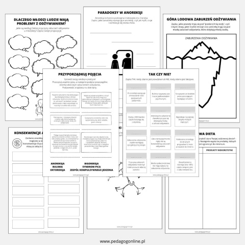 Zestaw pakietów - Zaburzenia odżywiania oraz zdrowe odżywianie i styl życia