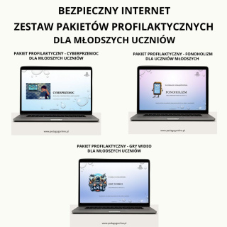 BEZPIECZNY INTERNET (dla młodszych) - Cyberprzemoc, Fonoholizm, Gry wideo