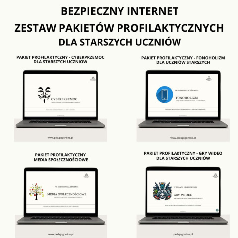 BEZPIECZNY INTERNET (dla starszych) - Cyberprzemoc, Fonoholizm, Media społecznościowe, Gry wideo