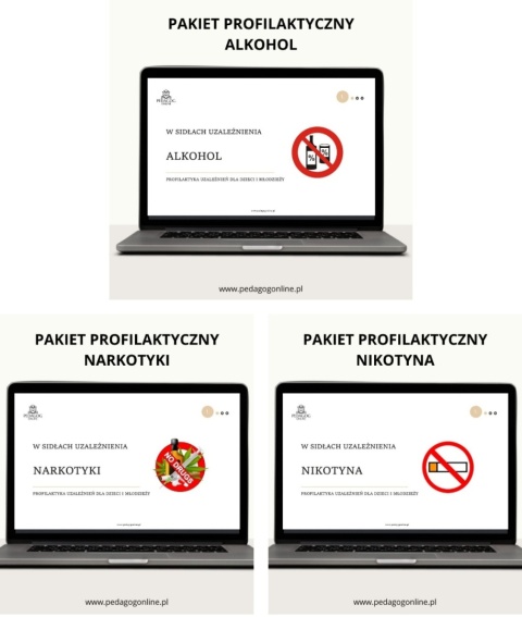Kompleksowy zestaw materiałów profilaktycznych dla szkół - 33 pakiety
