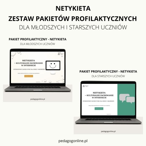 Kompleksowy zestaw materiałów profilaktycznych dla szkół - 33 pakiety