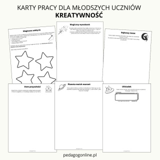 Pakiet materiałów - KREATYWNOŚĆ (dla młodszych uczniów)
