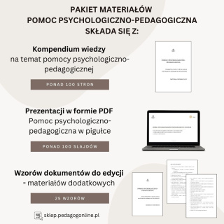 Pakiet materiałów - Pomoc psychologiczno-pedagogiczna