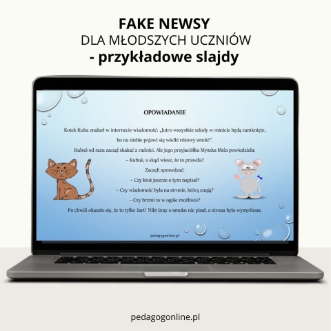 Pakiet profilaktyczny - FAKE NEWSY (dla młodszych uczniów)