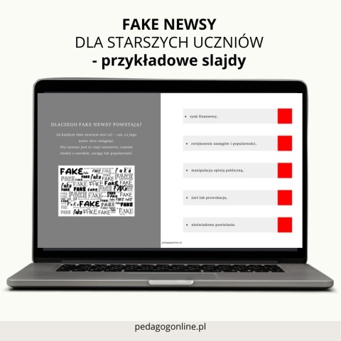 Pakiet profilaktyczny - FAKE NEWSY (dla straszych uczniów)