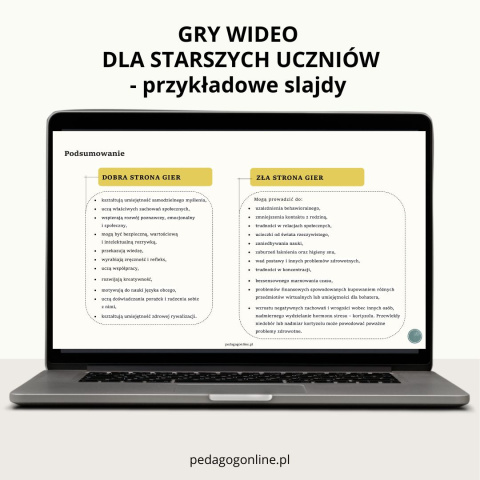 Pakiet profilaktyczny - GRY WIDEO (dla starszych uczniów)