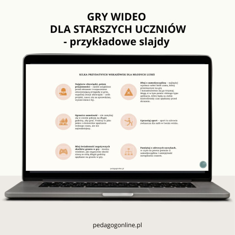 Pakiet profilaktyczny - GRY WIDEO (dla starszych uczniów)