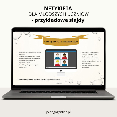 Pakiet profilaktyczny - NETYKIETA (dla młodszych uczniów)