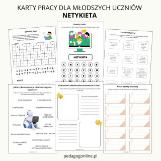 Pakiet profilaktyczny - NETYKIETA (dla młodszych uczniów)