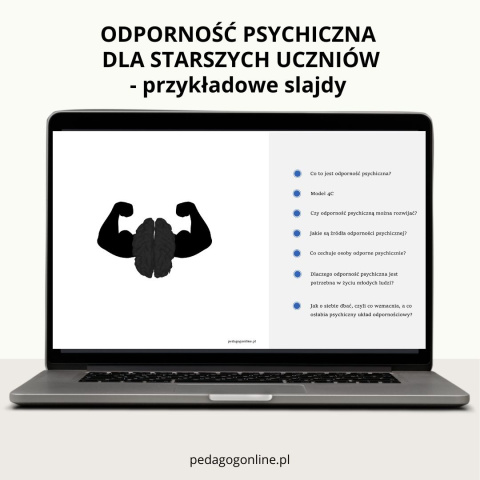 Pakiet profilaktyczny - ODPORNOŚĆ PSYCHICZNA (dla starszych uczniów)