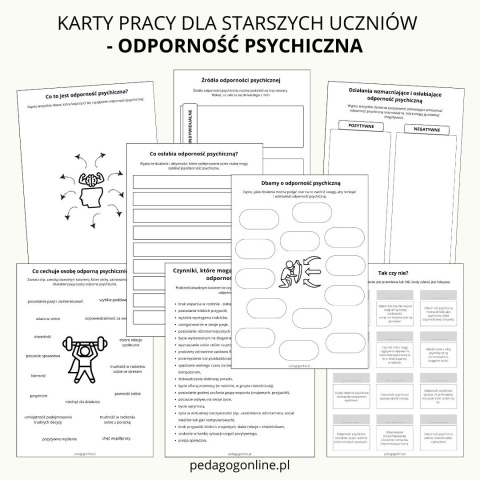 Pakiet profilaktyczny - ODPORNOŚĆ PSYCHICZNA (dla starszych uczniów)