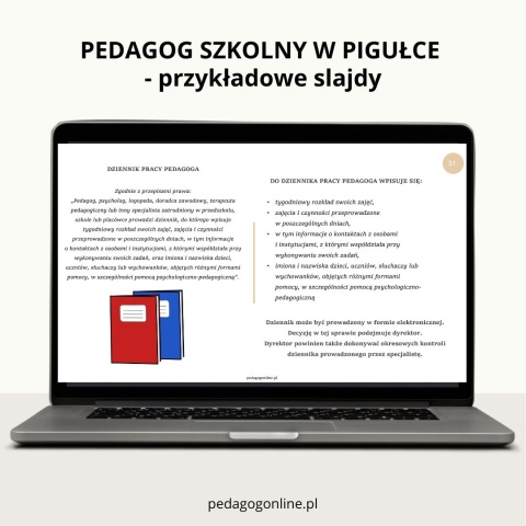 Zestaw dla pedagoga szkolnego - Pedagog szkolny w pigułce + Tipy dla pedagoga