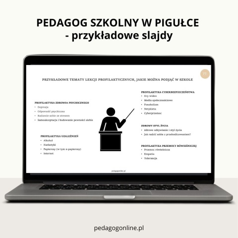 Zestaw dla pedagoga szkolnego - Pedagog szkolny w pigułce + Tipy dla pedagoga