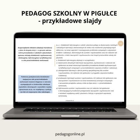 Zestaw dla pedagoga szkolnego - Pedagog szkolny w pigułce + Tipy dla pedagoga