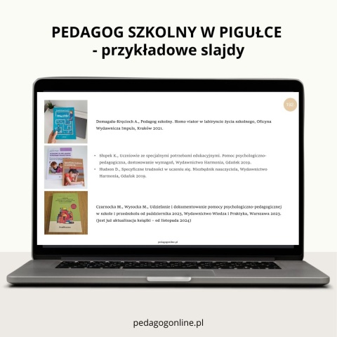 Zestaw dla pedagoga szkolnego - Pedagog szkolny w pigułce + Tipy dla pedagoga
