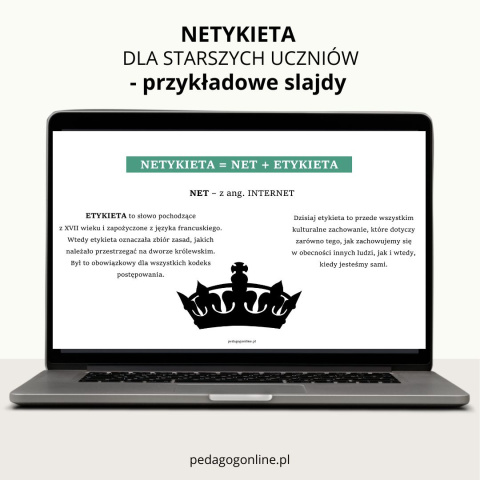 Pakiet profilaktyczny - NETYKIETA (dla starszych uczniów)