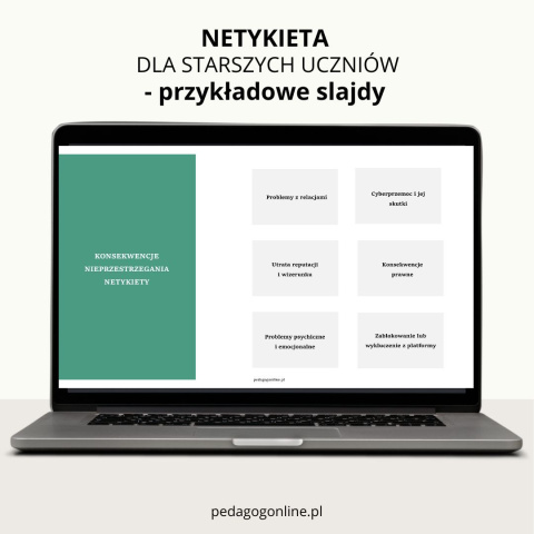 Pakiet profilaktyczny - NETYKIETA (dla starszych uczniów)