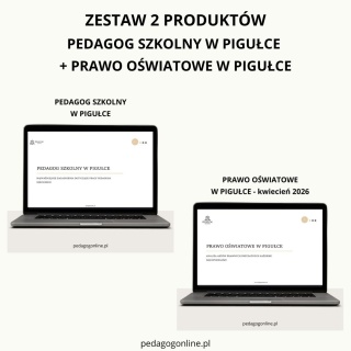 Zestaw 2 produktów - Pedagog szkolny w pigułce + Prawo oświatowe w pigułce
