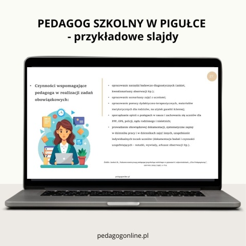 Zestaw dla pedagoga szkolnego - Pedagog szkolny w pigułce + Tipy dla pedagoga