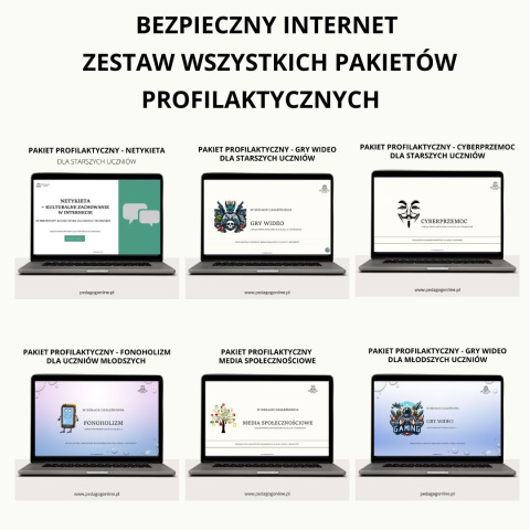 Zestaw wszystkich pakietów - BEZPIECZNY INTERNET